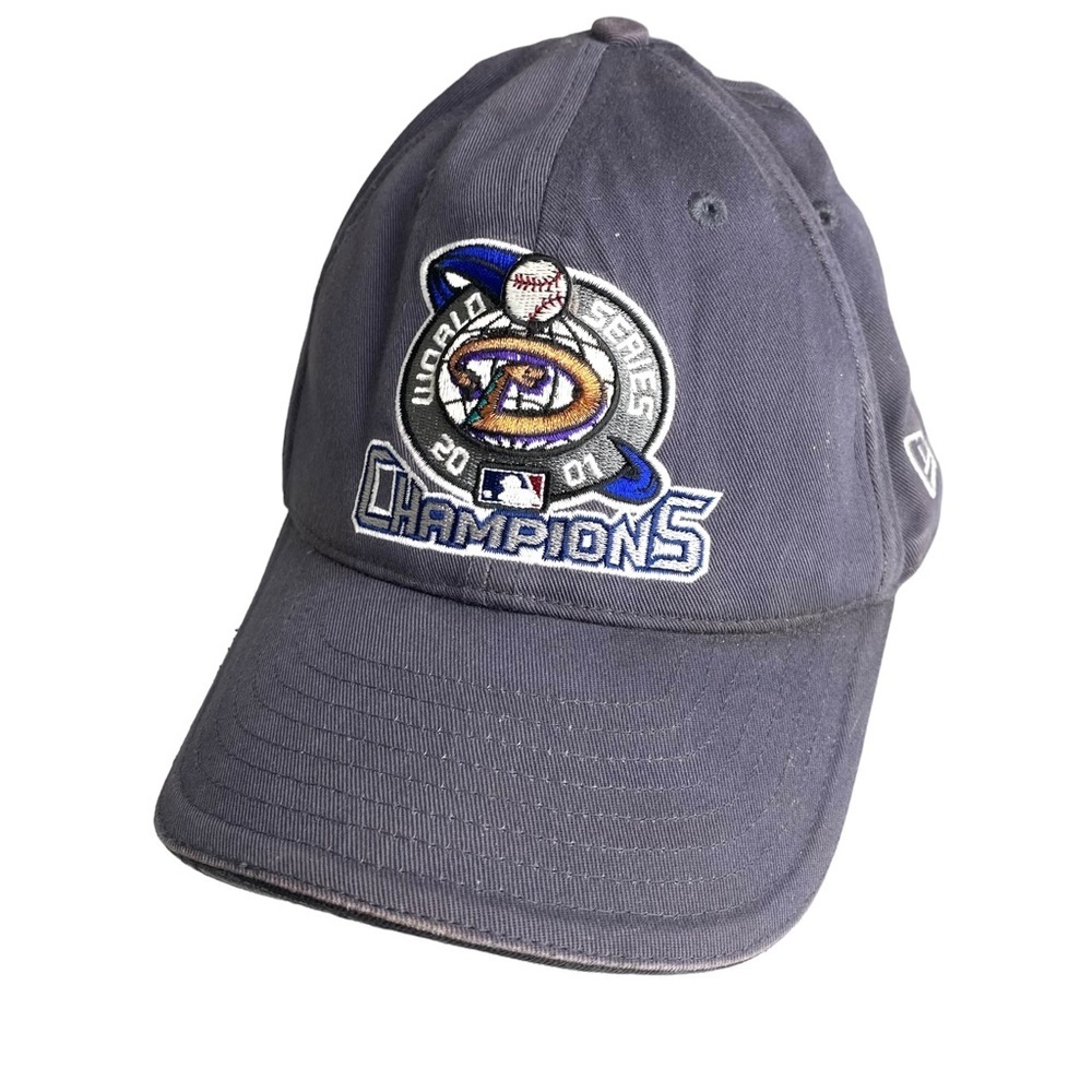 Arizona Diamondbacks Cap MLB 2001 World Series Champions New Era Strapback Hat‎